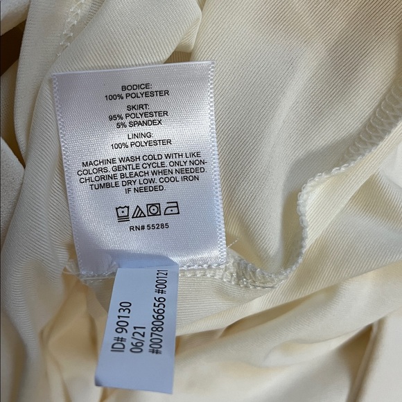 Express NWT Ivory High Mock Neck Modest Sheath Dress Size XS - Picture 9 of 12